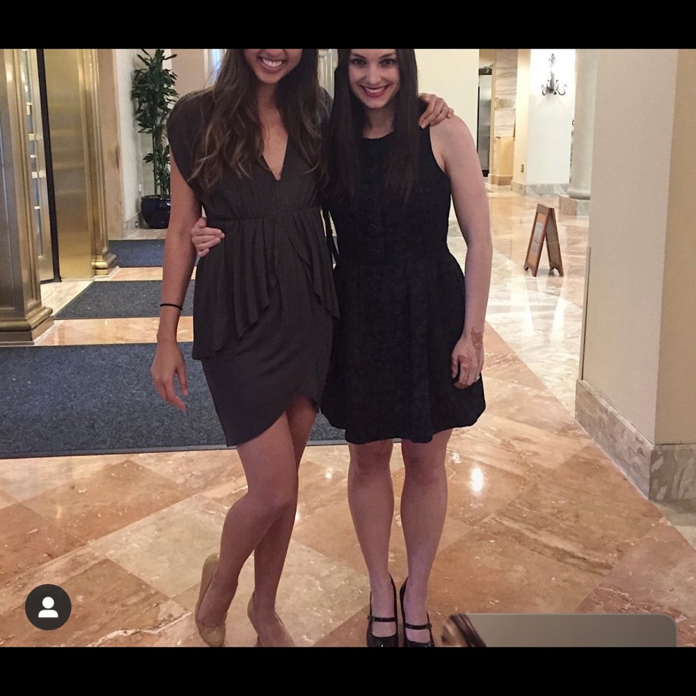 Alice + Olivia brown dress mini